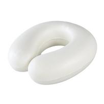 Customizable Memory Foam Travel Neck and Back Pillow - U-Shaped, Portable, with Storage for Airplane Comfort Single U-Shaped Pillow white