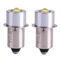 Atyhao Flashlight LED Replacement Bulb for Maglite, 6-24V 5W LED-P13.5S, 200 Lumens, High Output, Long Lifespan, Universal Replacement Bulb (2-Pack)
