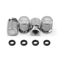 Car Wheel Tire Valve Caps Tyre Stem Covers Airdust Waterproof For Opel insignia Astra H G J Antara vectra Vivaro corsa zafira wzcr11 gray