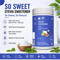 So Sweet Stevia Sugar Free Sweetener 150g (Pack of 3) | 100% Natural Zero Calorie Sweetener | Low Calorie Sugar Substitute for Tea, Coffee, Bakin blue