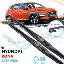 skirtas Hyundai Kona 2017 2018 Kauai automobilių valytuvų šluostės priekinio stiklo priekinio stiklo valytuvai automobilių priedai J kablys Style A black