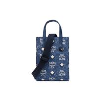 MCM mėlynos džinsinės Visetos mini rankinė per petį su reguliuojamu dirželiu kasdieniam naudojimui Basic Set (Bag+Dust Bag) gray