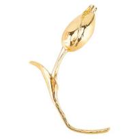 Brooch Pin for Women, Tulip Flower Brooch with Safety Clasp, Floral Design Lapel Pin for Dresses Scarves auksinė