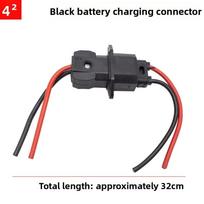 Black Transparent Electric Vehicle Scooter Charging Two-hole Charging Socket  Plug Accessory juoda