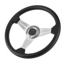 350mm/14in Racing Car Drifting Steering Wheel Replacement Universal Modified AccessorySilver gray