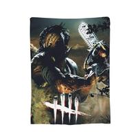 Deads by Daylights  Nea Karlson Flannel Blankets Game Dbd Funny Throw Blanket for Bed Sofa Couch 150*125cm Plush Thin Quilt, 130x150cm black
