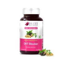 Bliss Welness DHT blokatorius su biotinu, moliūgų sėklomis, žaliosiomis arbatomis, Omega-3, vitaminu C, E, B6, cinku, selenu ir beta-sitosteroliu – Mažina plaukų slinkimą,