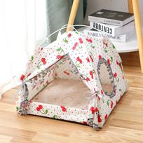 Cat Tent Cat Cat House Enclosed Pet Bed S vyšnia