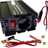Automobilinis įtampos keitiklis Kraft&Dele KD1258, 12 V į 230 V, 300 W