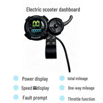 Universal Electric Scooter Controller with DAMAO LCD Display Throttle (36V-72V) Display black