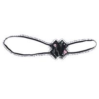Mysterious Cross Eye Mask in Lolita Gothic Design Gothic Cross Eye Mask StandOut at Cosplay Parties & Costume Event juoda