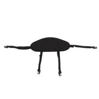 Kayak Backrest Professional Padded Comfortable Waterproof Canoe Backrest Support with Adjustable Strap Black Kayak Backrest white