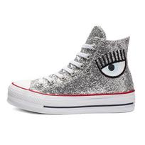 Chuck Taylor All Star Chiara Ferragni x Chuck Taylor All Star Wmns Converse 'Lift Silver' Women's 563828C 35 gray