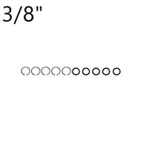 5 Sets Of Pneumatic Impact Wrench Socket Retainer Rings With O-Ring 1/2 3/8 1in  Pneumatic Tools Accessories