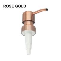 2pc Metal Soap Dispenser Pump for Retro Liquid Lotion Bottles Classic Bird Head rožinio aukso spalvos