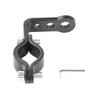 Secure Grip Motorcycle Handlebar Clamp Multiple Position Adjustable Mount Tool Free Assembly Universal Compatibility Metal Frame 1 gray