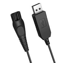 Meliya 15V for Philips Shaver Charger HQ8505 Cable for Philips Norelco Series 3000,5000,7000,One Blade QP6651 QP6510 QP6520 BT5502 QP6650 QP6620 Be gray