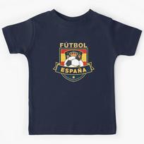 Spain Soccer Crest (Futbol Espana) Kids T-Shirt 110 beige