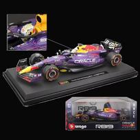 Bburago 1:18 Red Bull RB19 F1 Car Model 2023 Formula Racing Large Size Special Edition #1 Max Verstappen Alloy Diecast Toy black