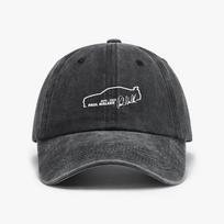 Men hat Paul Walker Fast And Furious print baseball cap fashion Vintage Style Washed Denim Hat Unisex Adjustable Snapback caps One Size black