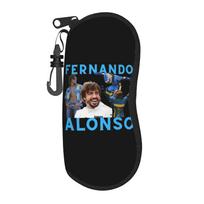 Fernando Alonso Glasses Case Unisex Protective Zipper  Sunglasses Protector Protector Eyewear Container One Size gray