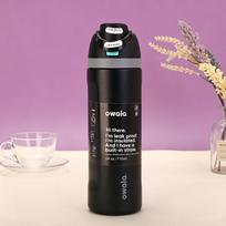 Owala 24oz Termos puodelis su dvigubu dangteliu, skirtas lauko sąlygoms Black Gray black