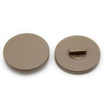 Black High-foot Spray Paint Buttons Resin Shank Button Sewing Material Accessories Decorative 15mm chaki