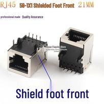 RJ45 8P8C Network Socket Connector, Length: 21MM, 1X2/1X3/1X4 Female Ports
