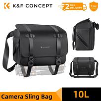 K&F CONCEPT 10L Camera Sling Bag Shoulder Backpack Photography Crossbody Camera Bag for Sony Nikon Canon DSLR with Tripod Holder juoda
