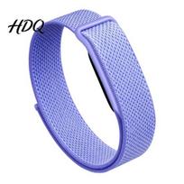 Breathable Sports Watch Band for Google Fitbit Air Replacement Sport Lightweight Strap Adjustable Anti-sweat Woven Wristband Fitness Tracker Durable H blue