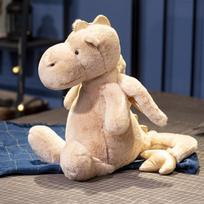 Skraidančio drakono pliušiniai žaislai Kawaii gyvūnas dinozaurai pagalvė įdarytos minkštos lėlės kūdikiams vaikams lydintis pliušinis žaislas dovana 30cm rožinė