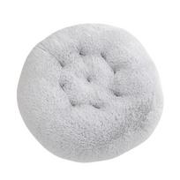 Apvalus pliušinis augintinio guolis - Žieminis šiltas purus šuns katės guolio čiužinys Minkštas jaukus miego kilimėlis būdai narvui namų dekoravimui 40cm white