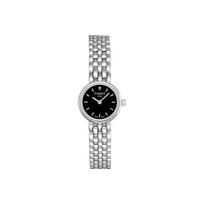 TISSOT Le Ai Collection Quartz Movement Women's Watch 19.5mm Black Dial Stainless Steel Case T058.009.11.051.00 Black Regular Watch Box black