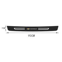 2025 m. Automobilio Durų Slenksčio Anti-Scratch Lipdukai Chevrolet Captiva Aveo Cruze Lacetti Niva Cobalt Orlando Sail Spark ONIX Z71 black