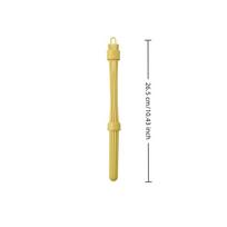 Semi Automatic Egg Cream Whisk Manual Hand Mixer Multipurpose Portable Kitchen Beating Tool for Baking Coffee Drinks geltona