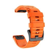 QuickFit 20mm Sports Strap For Garmin Mk3 MK3i 43mm Mk2S Fenix 7S 6S Pro 5S Approach S70 Epix Pro Gen 2 42mm Replacement Band Descent Mk3 43mm oranžinė
