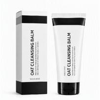 Moisturizing cleansing balm, fine texture, gentle on the skin, easily blends with makeup, suitable for daily skincare, gentle cleansing balm 150g black