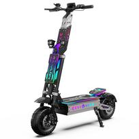 Electric Off Road Scooter Apefox T90 Ultra 50000Wx2 Peak Motor 72V 40Ah 13  Tire Fully Suspension Foldable Electric Scooter Max Range 130Km