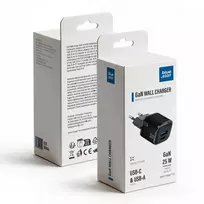 Blue Star Nano GaN VT-331 travel charger | 25W | PD, QC, GaN | USB-A, USB-C | black