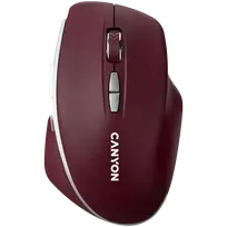 CANYON mouse MW-21 BlueLED 7buttons Wireless Burgundy Red