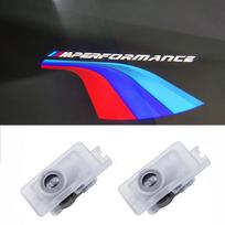 Yaoperfor mandagumo lemputė, automobilio užuolaidos šviesa, durų pasveikinimo šviesa, LED logotipo projekcija HD, 2 vnt. 3 Series blue
