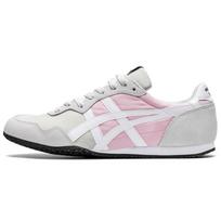 Onitsuka Tiger Serrano Fabric Synthetic Leather Retro Comfortable Running Shoes Unisex Sneakers Gray Pink 1183B400-023 43.5 white