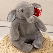 Dinosaur panda bear hippo elephant doll children send girls sleeping pillow gift plush toy doll 50cm gray