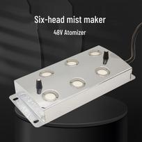 Ultragarsinė atomizacinė plokštelė: Šešių galvučių 48V rūko generatorius baseinams ir tvenkiniams 6-head single head (requires 48V power) gray