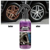 Automobile Rust Removal Spray Powerful Hub Exhaust Pipe Metal Cleaner Multi-purpose Rust Remover Effectively Removes Rust 100ml gray