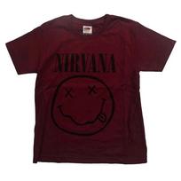 Nirvana Kids T-Shirt: Grey Smiley (3-4 Years) 2XL black