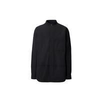 UNIQLO Supima Cotton Casual Loose Stand Collar Shirt Men shirts 436114-09 M black