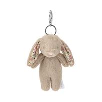 Jellycat Blossom Bunny Bag Charm Beige ONE SIZE smėlis