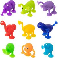 9Pcs Soft Sticky Suction Dart Fidget Toy Family Interactive Game Pop Silicone Dart Toy Party Game Fingertip Decompression Toy yellow