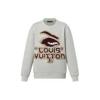 LOUIS VUITTON Vyriškas šviesiai žalias džemperis 1ABYJU XL šviesiai žalios spalvos